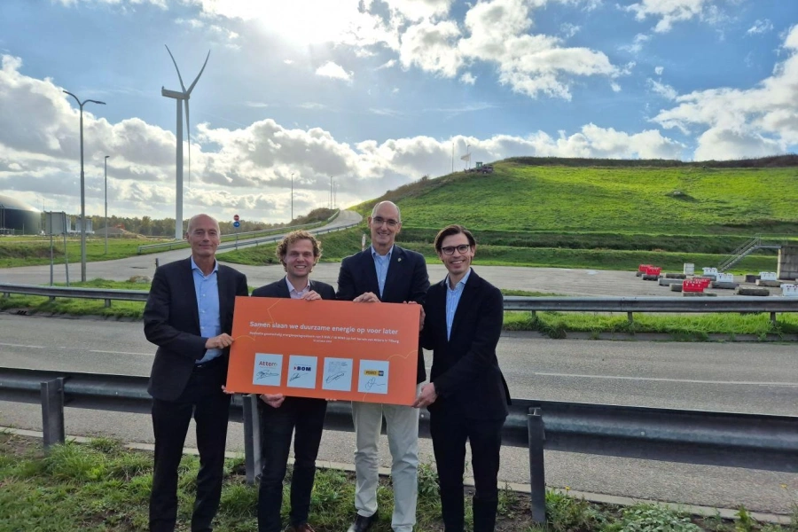 Ondertekening samenwerkingsovereenkomst energieopslag spinder 30102025
