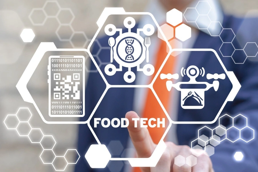 Beeld klein foodrech stock foto